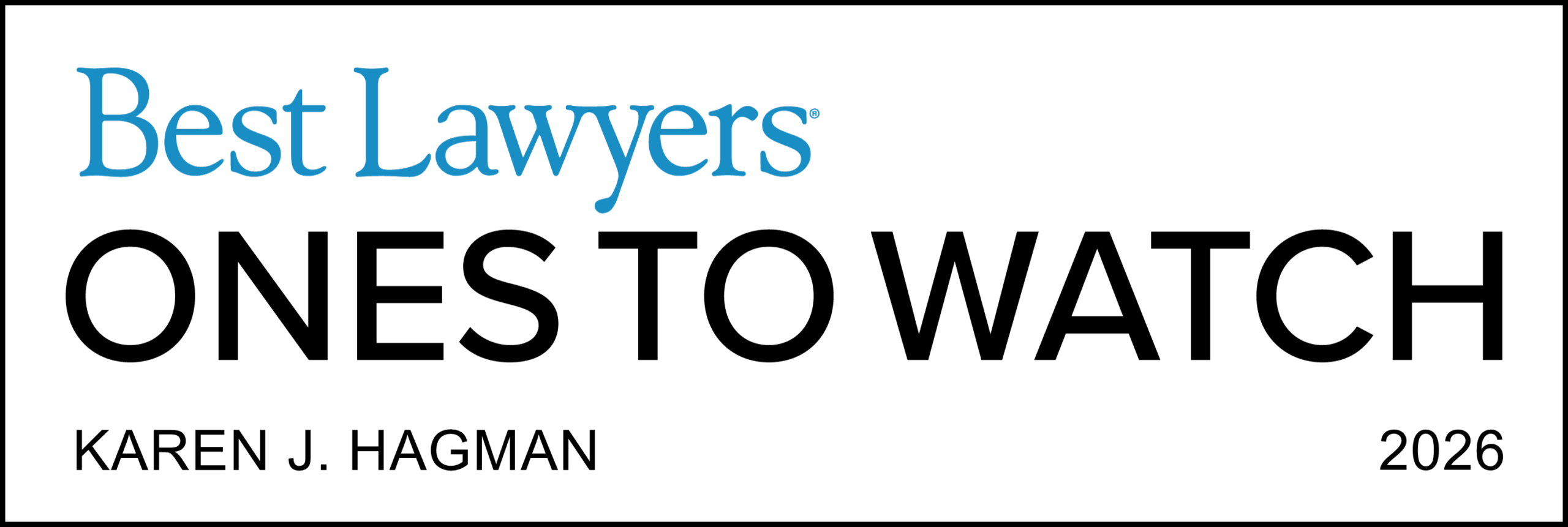 Ones to Watch - Best Lawyer badge